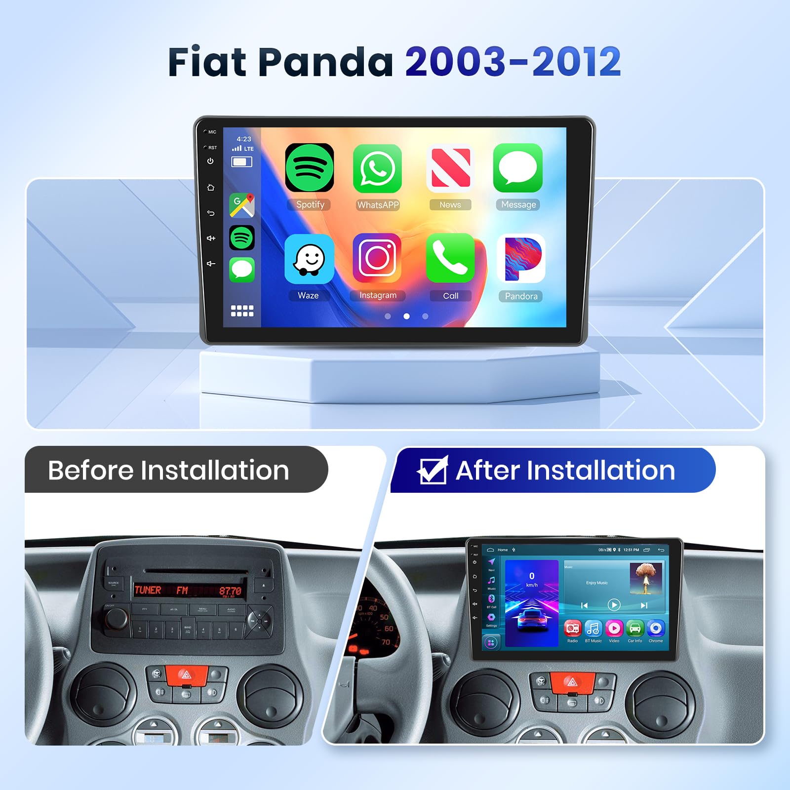 podofo-android-car-radio-autoradio-9-panda-mirror-link-cam-ra image 2