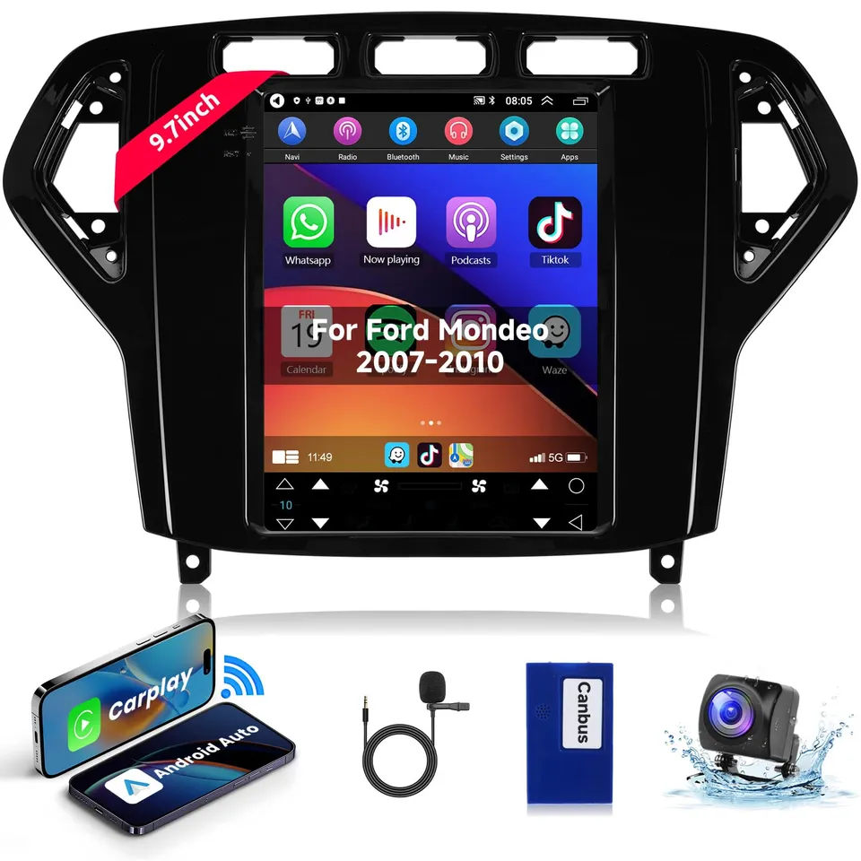 podofo-android-autoradio-mondeo-2007-2010-9-7-pouces-carplay image 1