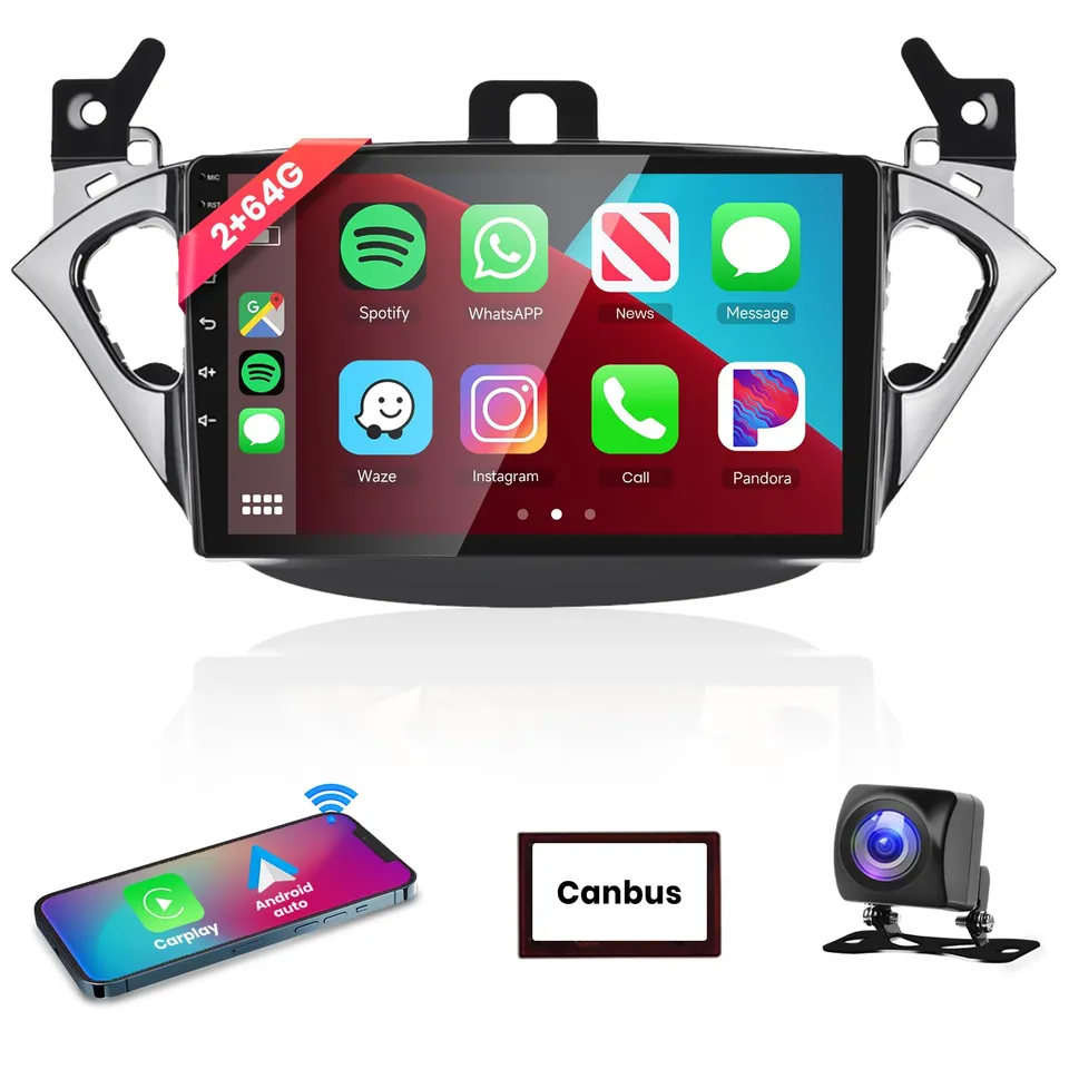 podofo-android-car-radio-autoradio-9-pouces-opel-corsa-adam-carplay-cam-ra image 1