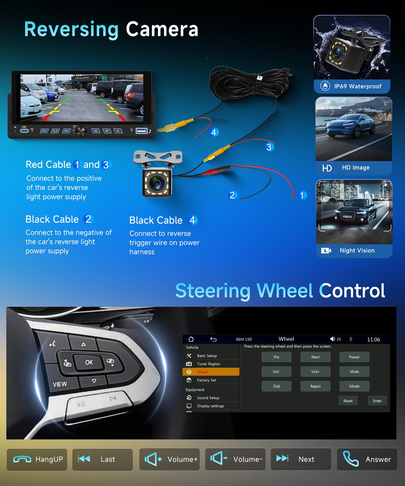 vechtel-autoradio-1-din-6-86-pouces-tactile-carplay-bluetooth-cam-ra image 5