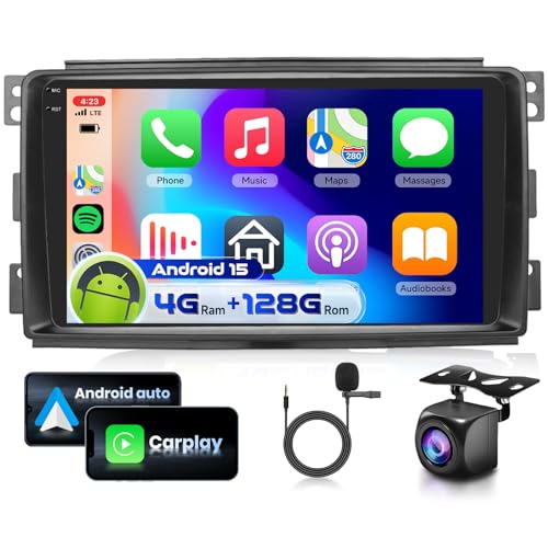 vechtel-4g-128g-autoradio-smart-fortwo-451-9-pouces-carplay image 8