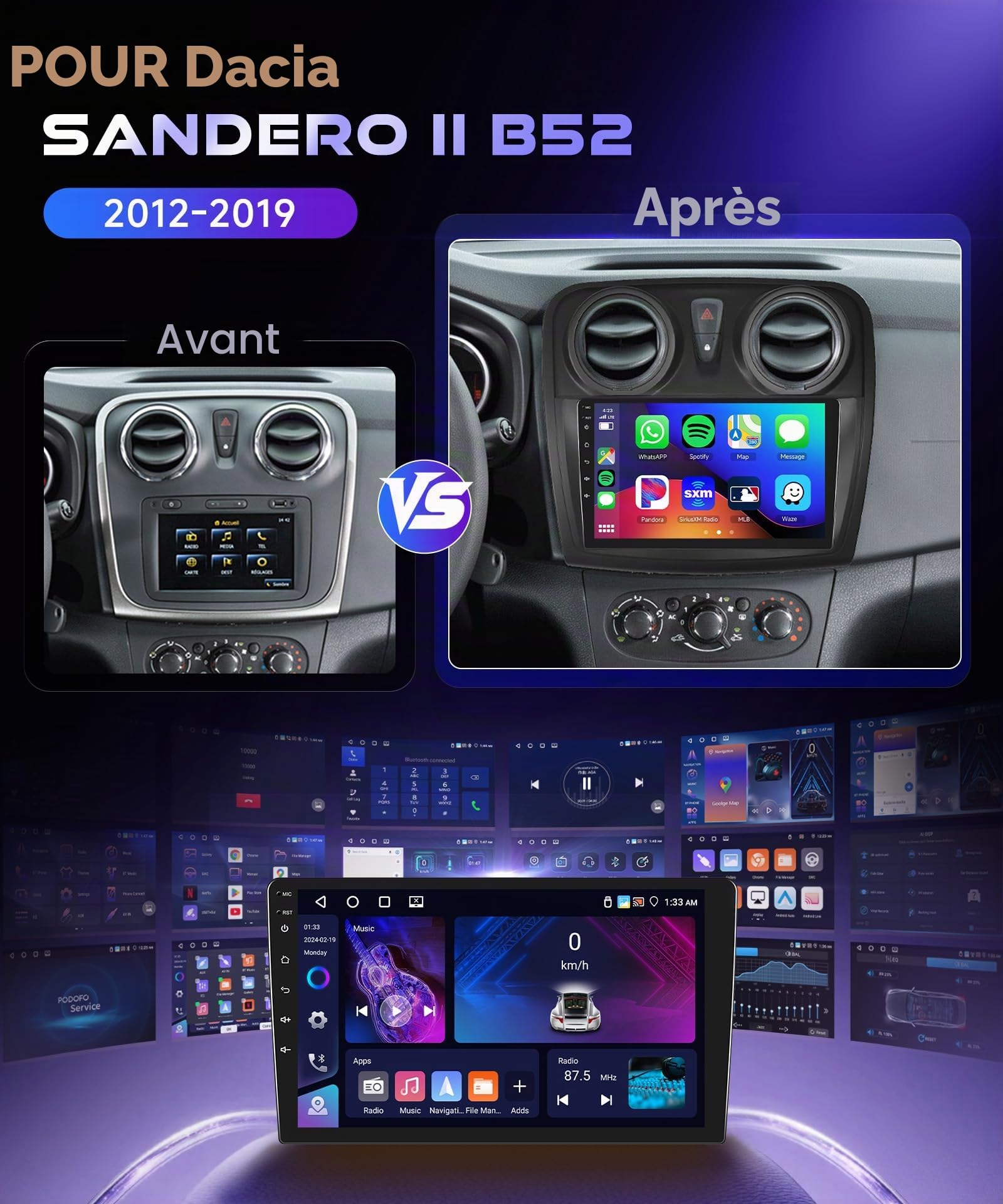 vechtel-autoradio-sp-cifique-autoradio-sandero-ii-2012-2019-4-64g-ahd image 2
