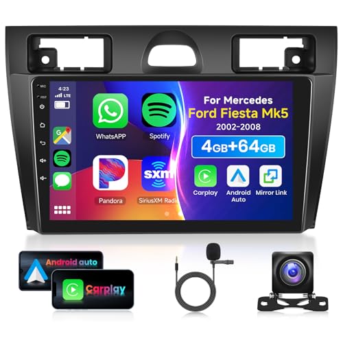 vechtel-fiesta-mk5-9-autoradio-android-4-64-go-carplay-sans-fil image 8