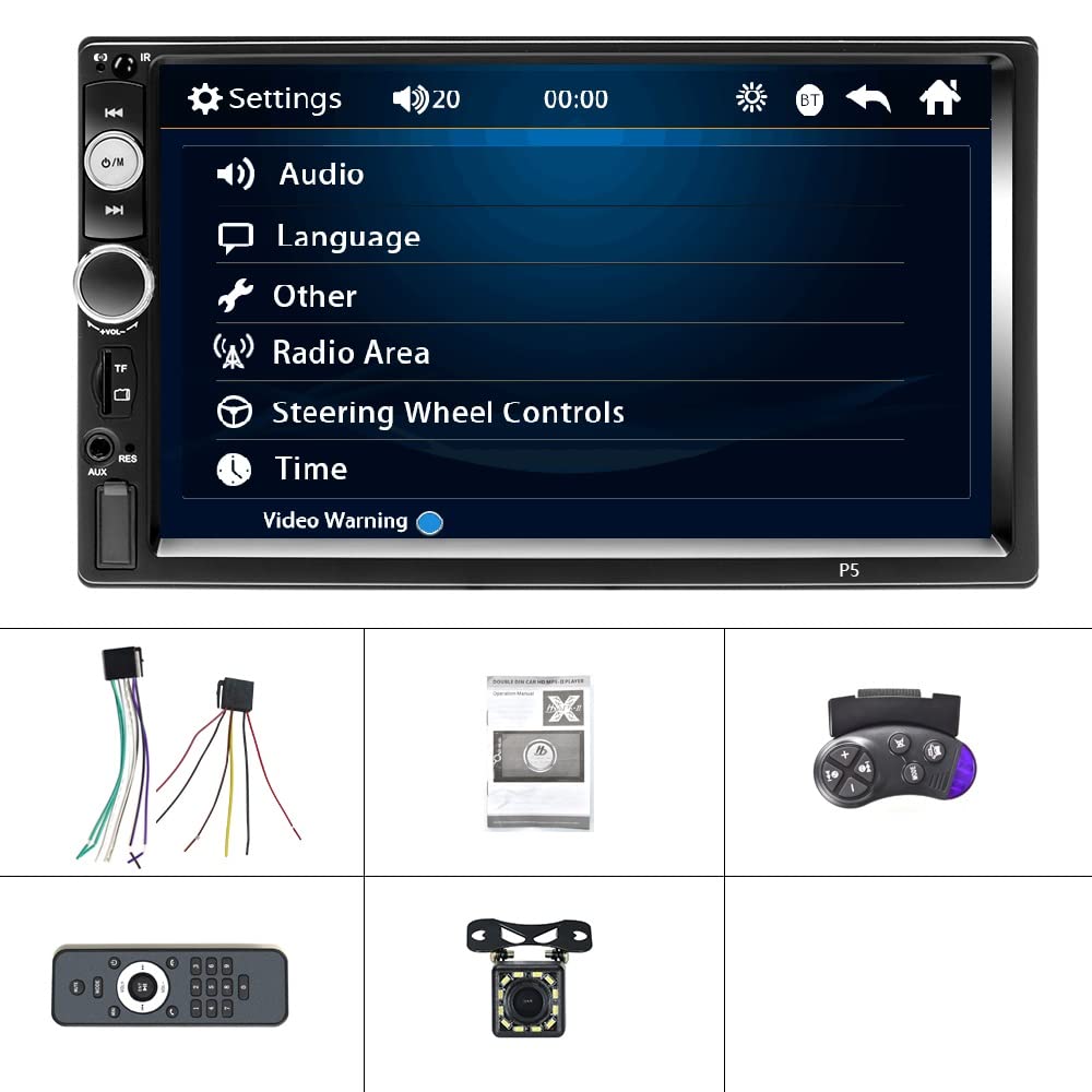 podofo-autoradio-2-din-mp5-cran-7-pouces-bluetooth-fm image 7