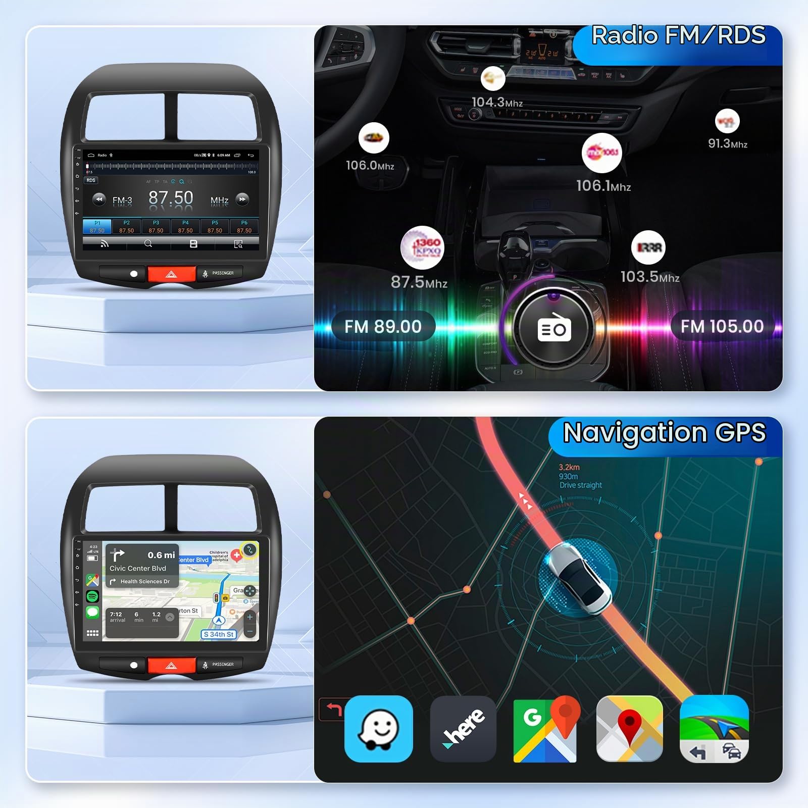 podofo-android-car-radio-autoradio-asx-c4-4008-10-1-2-64g-cam-ra image 8