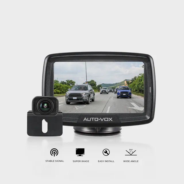 auto-vox-cs2-kit-cam-ra-recul-sans-fil-4-3-480p image 1