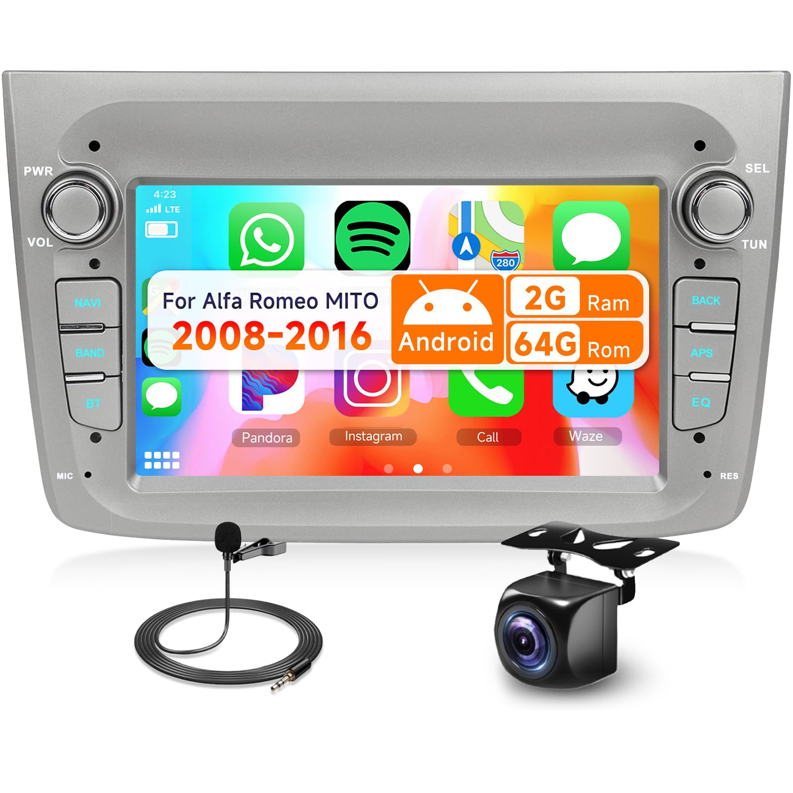 vechtel-autoradio-7-pouces-alfa-mito-2-64-carplay-canbus image 1