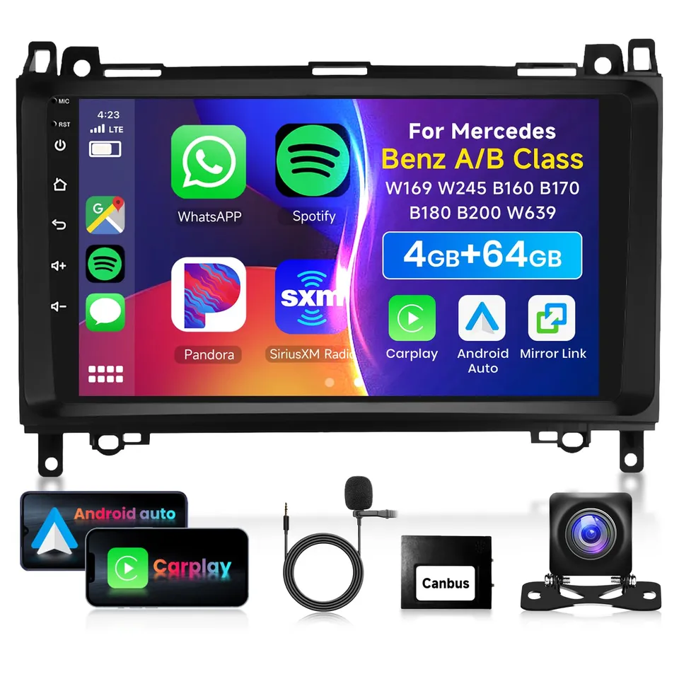 vechtel-autoradio-mercedes-classe-a-b-9-pouces-4g-64g-dsp image 1