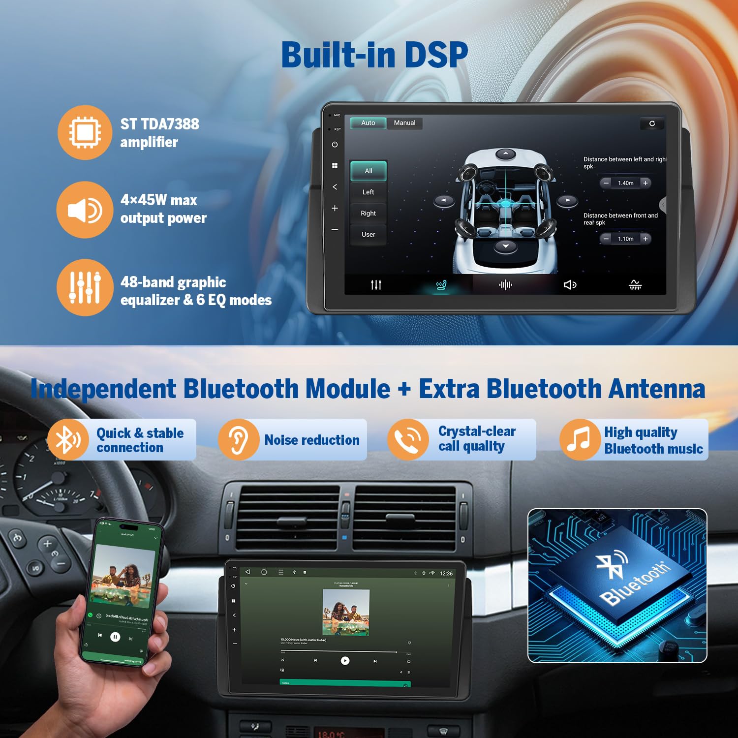 eonon-vehicle-specific-gps-9-bmw-e46-autoradio-4go-64go image 5