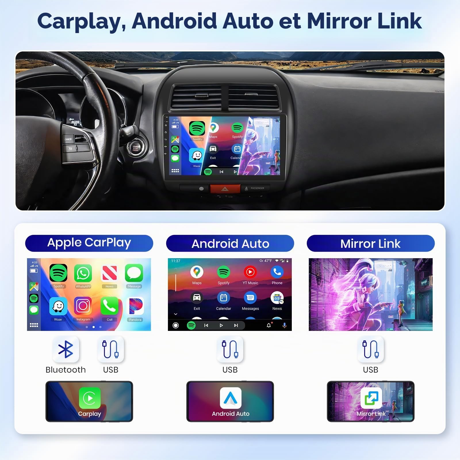 podofo-android-car-radio-autoradio-asx-c4-4008-10-1-2-64g-cam-ra image 4