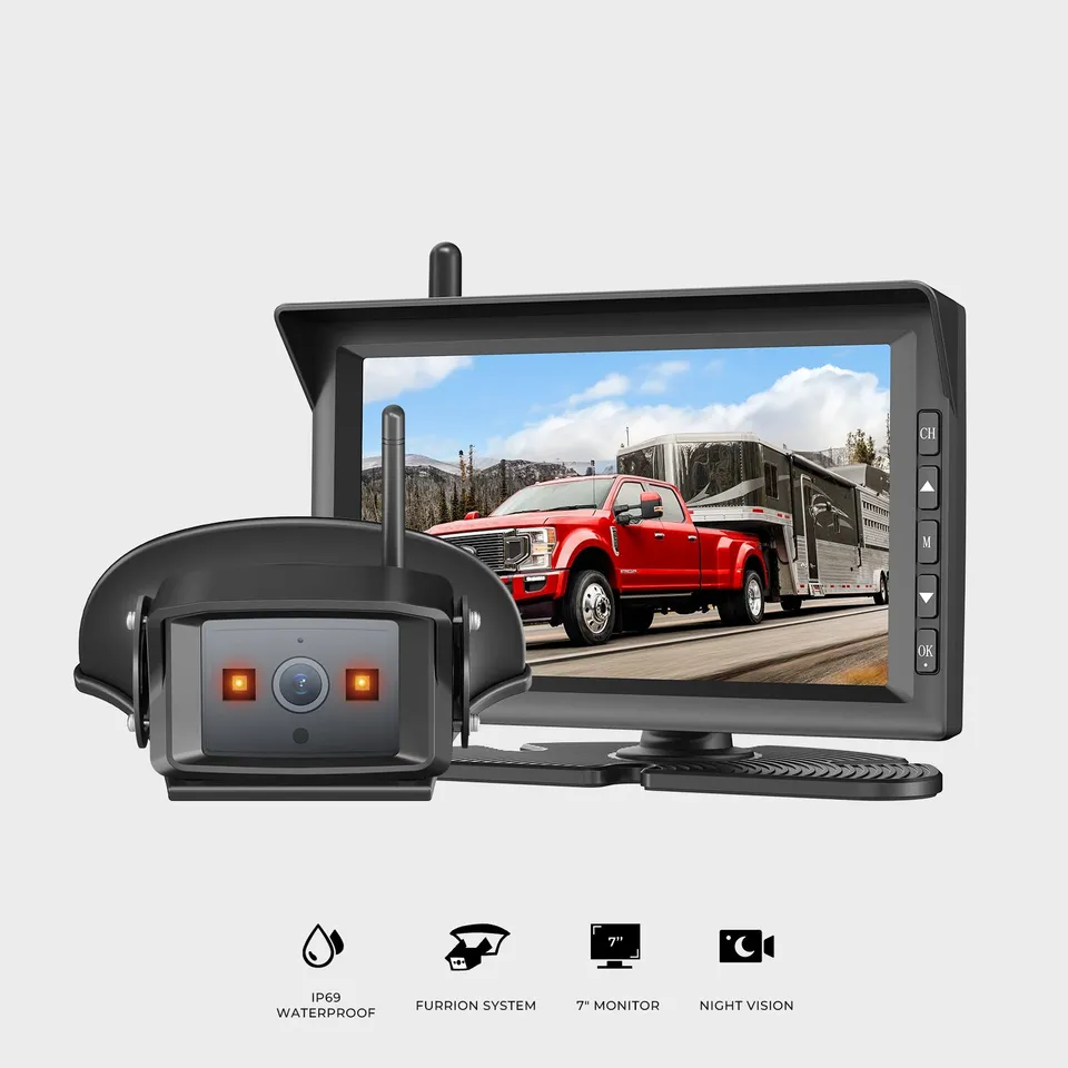 auto-vox-w10-kit-cam-ra-recul-sans-fil-7-pouces-camping-car-furrion image 1