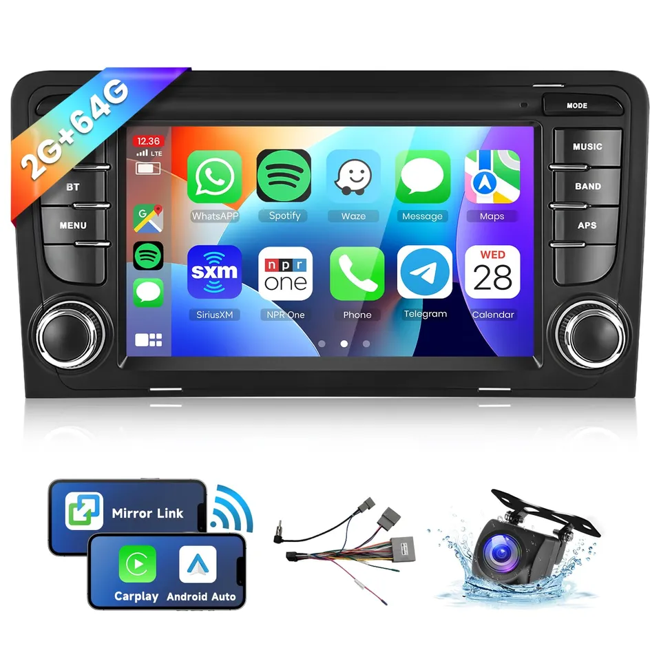 vechtel-autoradio-sp-cifique-autoradio-7-pouces-audi-a3-carplay-cam-ra image 1