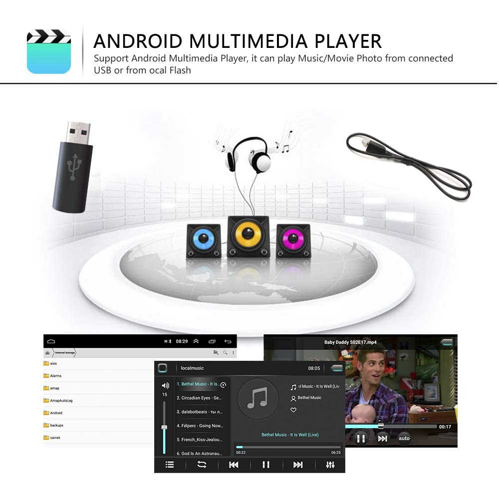 podofo-android-car-radio-autoradio-gps-vw-9-pouces-bluetooth image 7