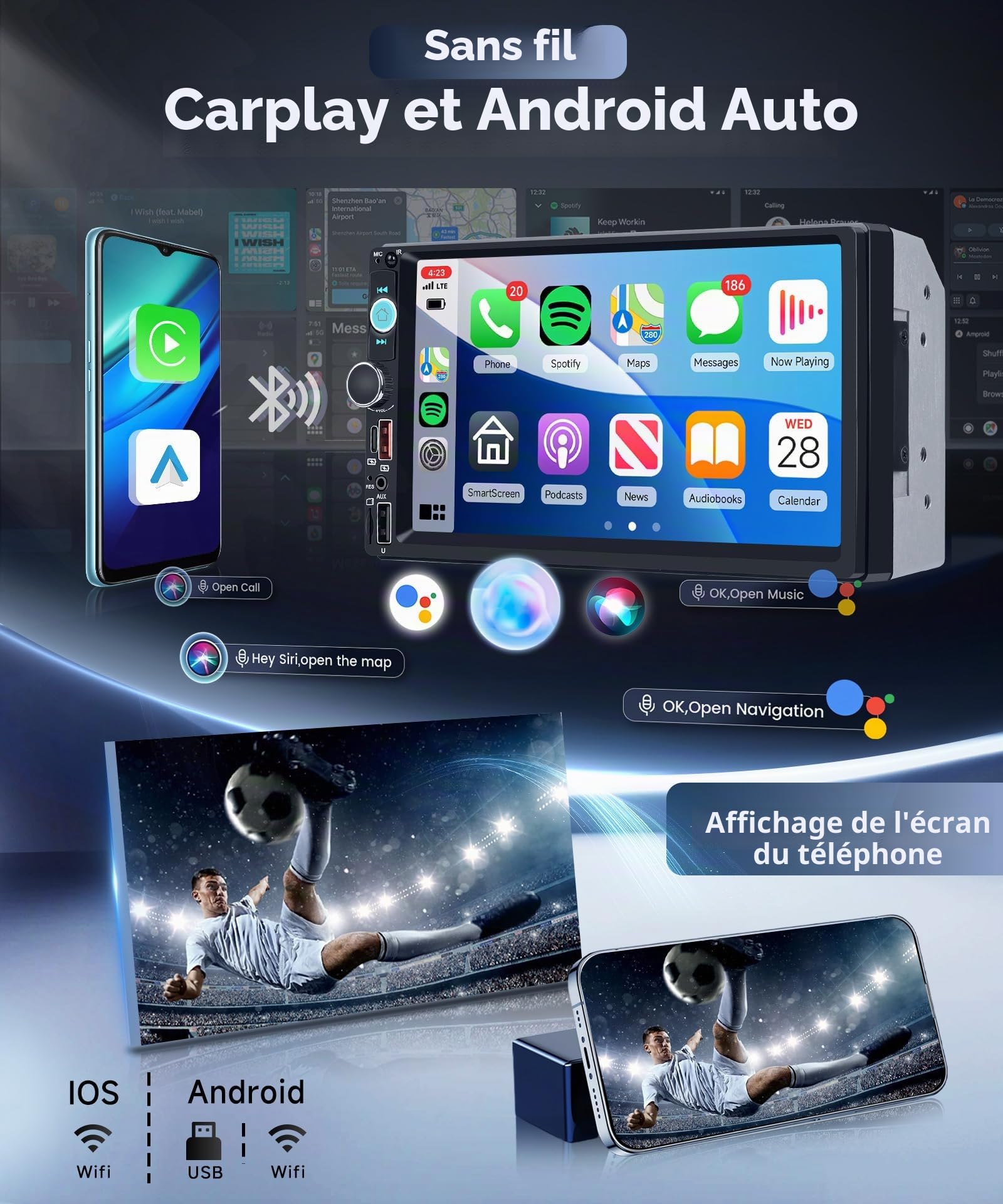 vechtel-autoradio-2-din-cran-7-pouces-carplay-cam-ra-recul image 2