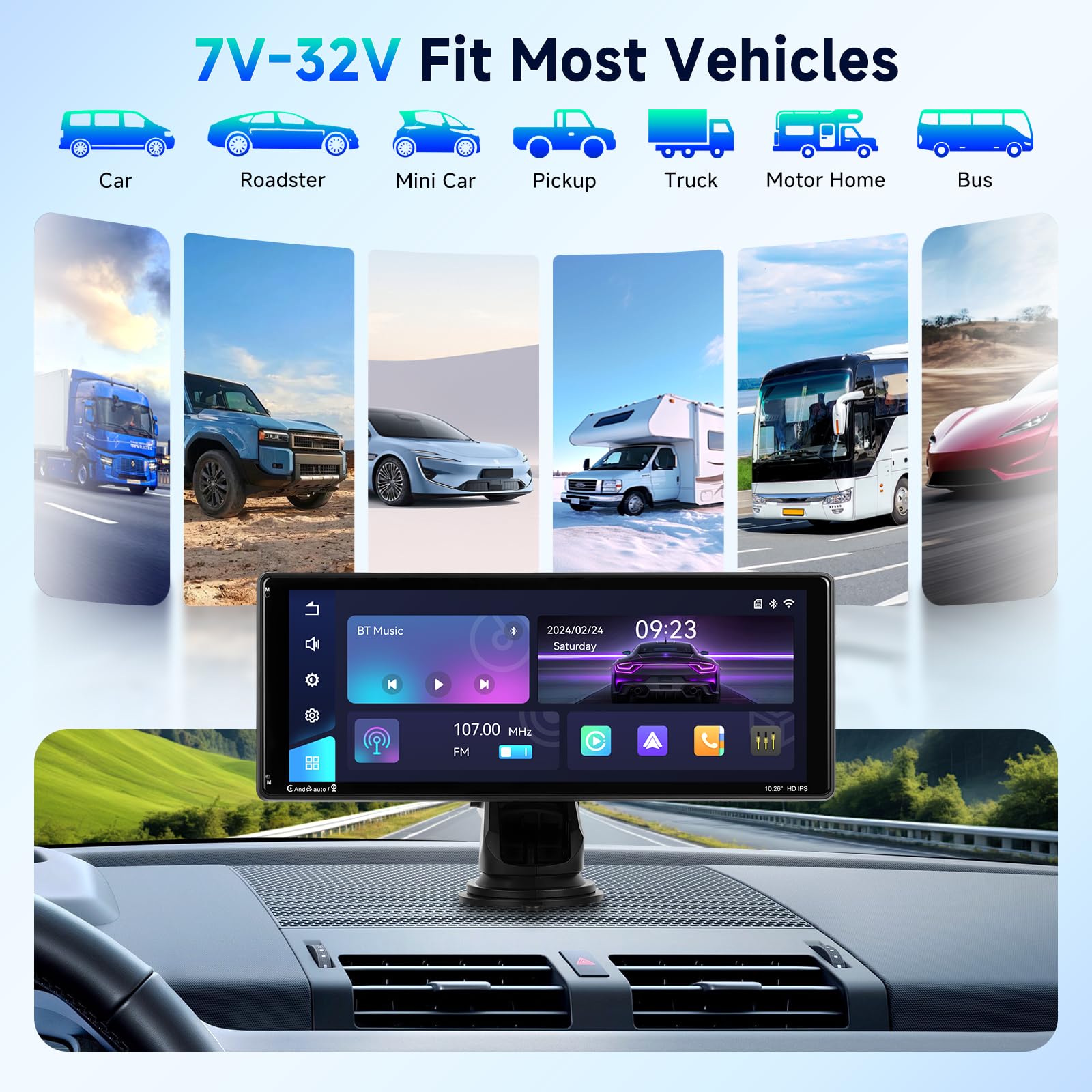 podofo-cran-carplay-portable-10-26-pouces-bluetooth-gps-tnt image 7