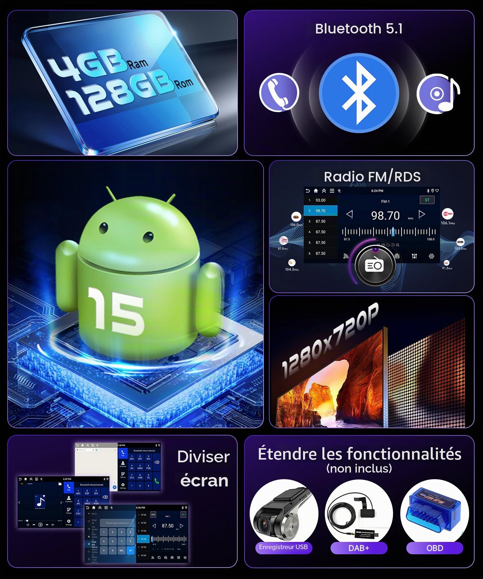 podofo-android-car-radio-autoradio-swift-9-4-128g-cam-ra image 6