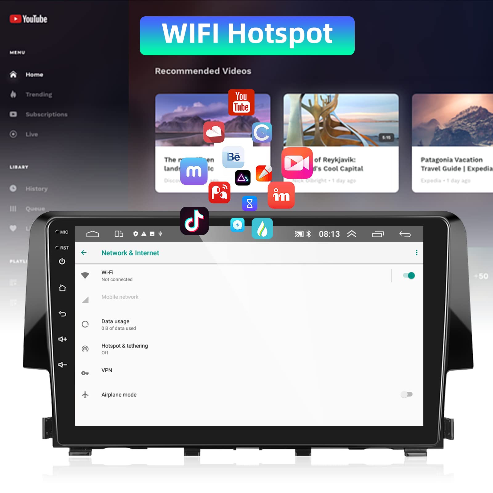 podofo-android-autoradio-gps-civic-2016-9-2-32g-carplay image 3