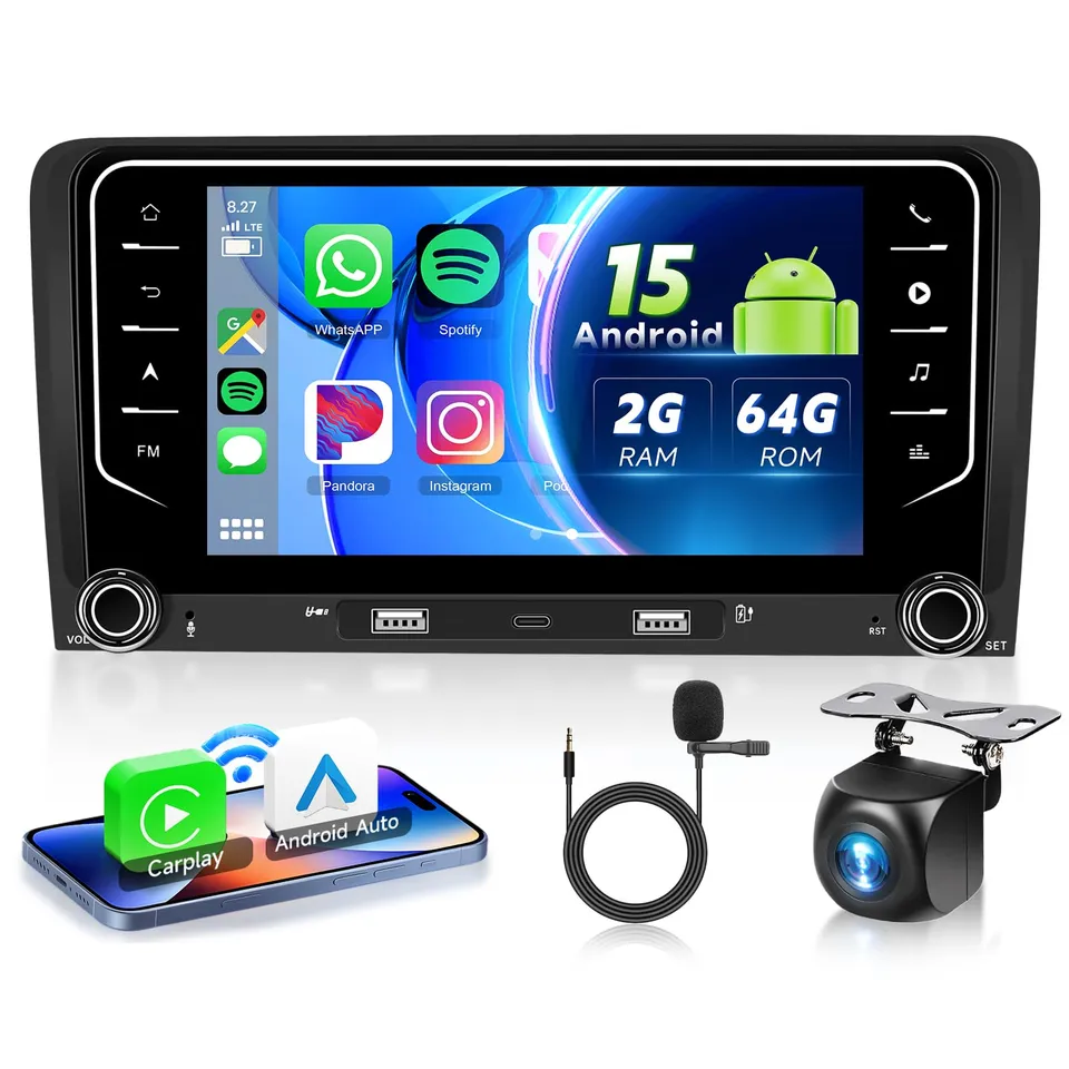 vechtel-autoradio-audi-a3-8p-7-pouces-android-15-carplay image 1