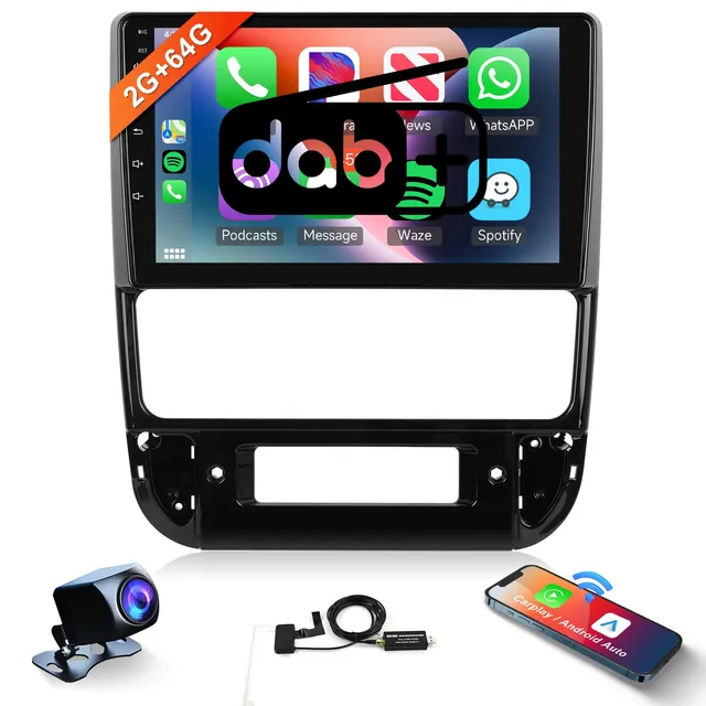 podofo-android-car-radio-406-autoradio-9-pouces-1-32g-carplay image 1