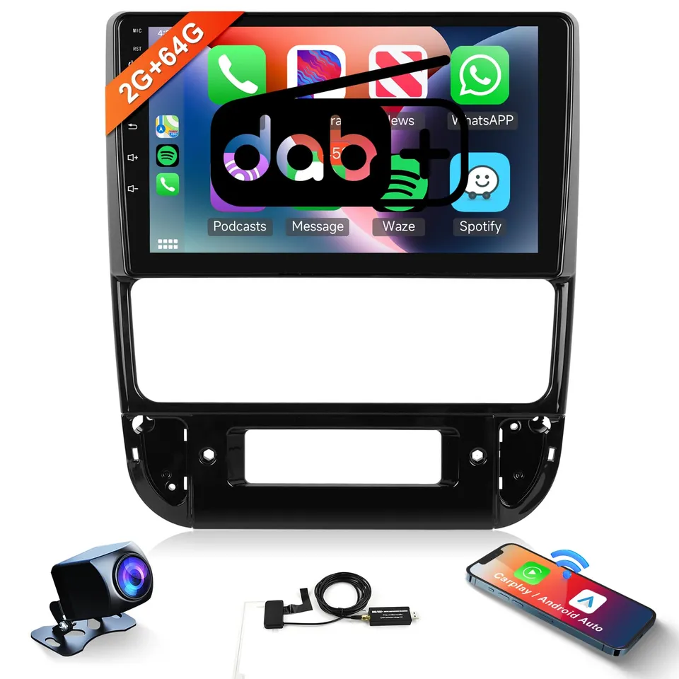 podofo-android-car-radio-406-autoradio-9-pouces-1-32g-carplay image 1