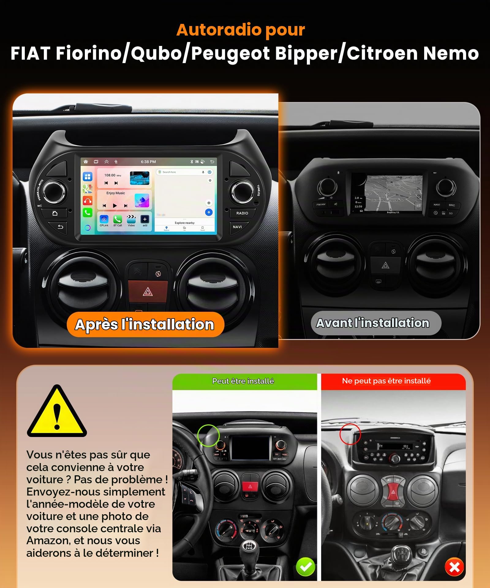 vechtel-autoradio-fiorino-qubo-7-pouces-8-coeurs-4-64g image 2
