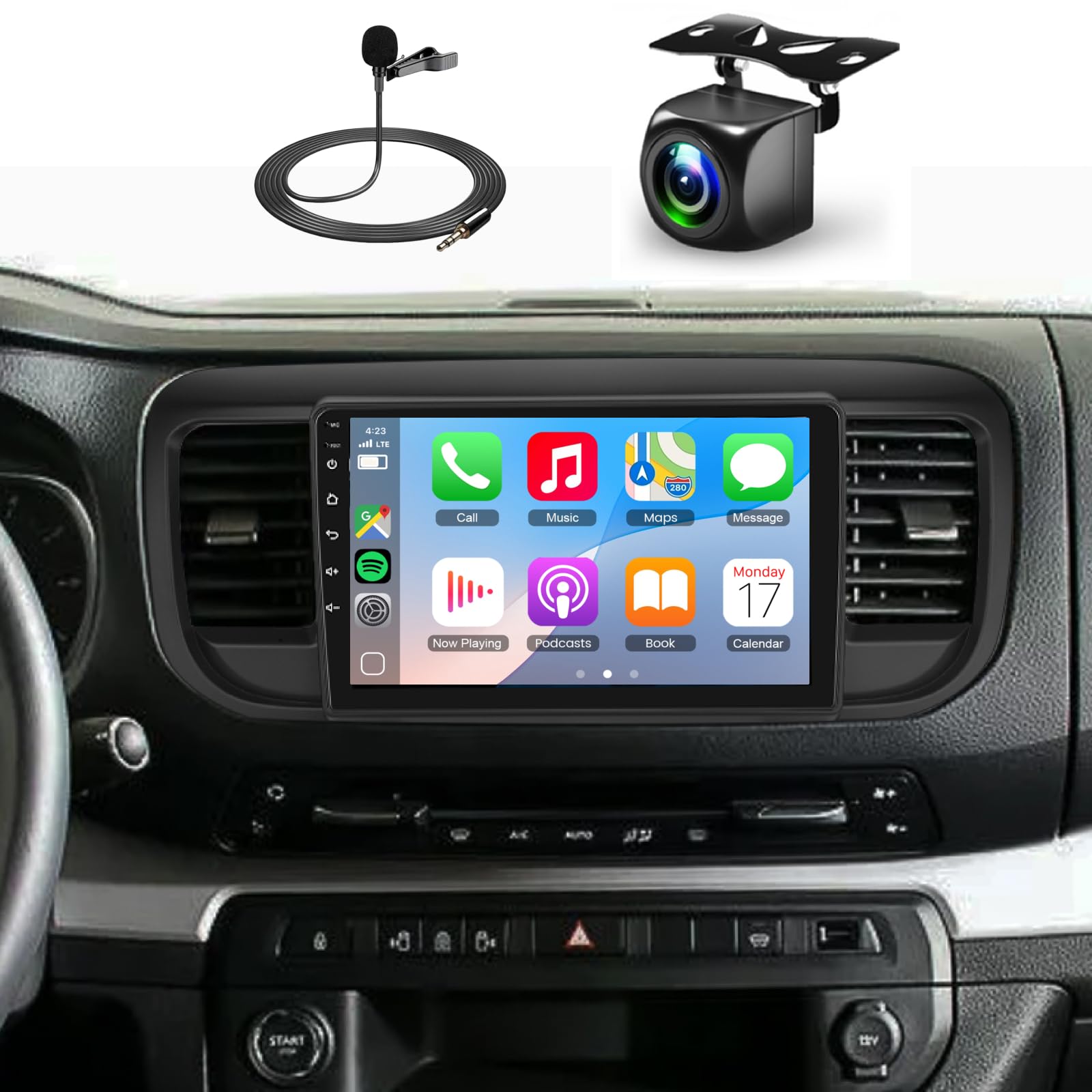 podofo-android-car-radio-autoradio-9-jumpy-expert-proace-2-64g image 1