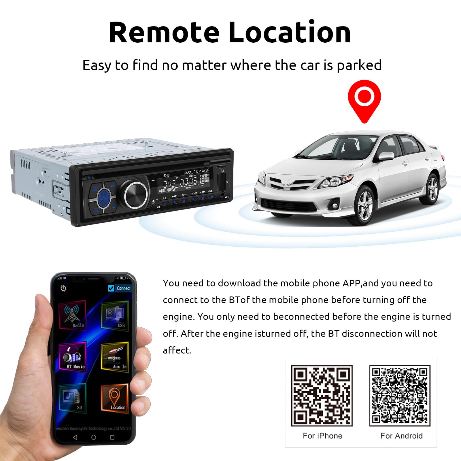 podofo-car-mp3-player-autoradio-1-din-bluetooth-dvd-fm-usb image 4