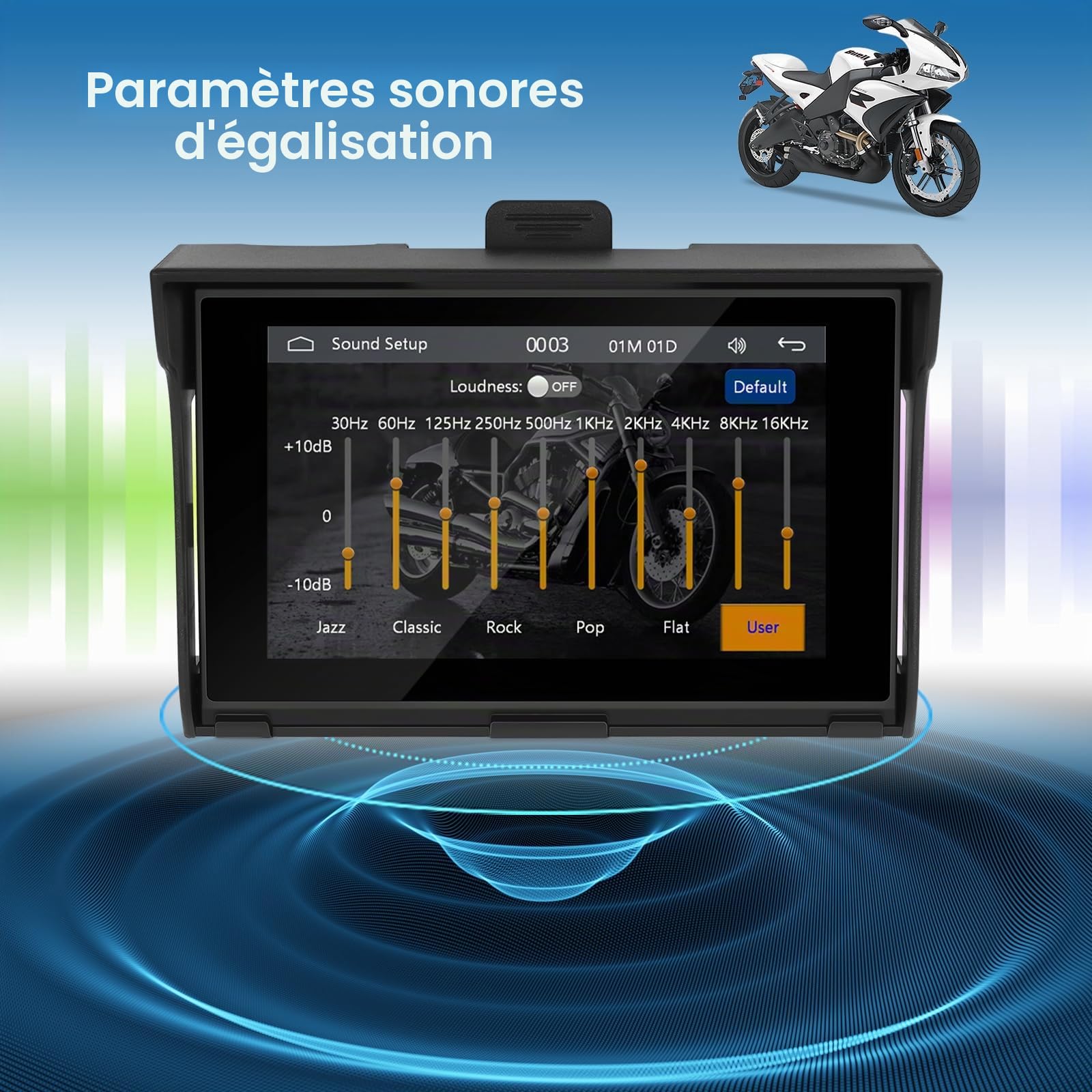 podofo-motorcycle-carplay-screen-cran-moto-5-pouces-ip65 image 6