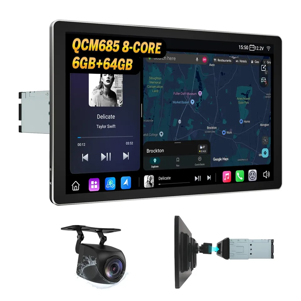eonon-1-din-autoradio-android-13-10-95-pouces-6-64-go-4g image 1