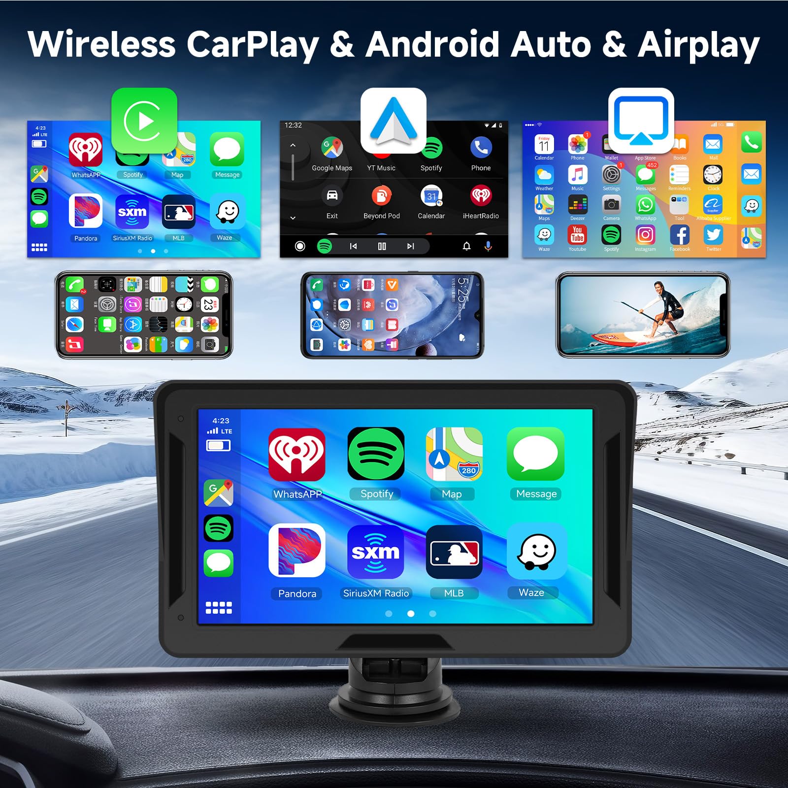 podofo-portable-carplay-screen-cran-7-carplay-sans-fil-cam-ra image 2