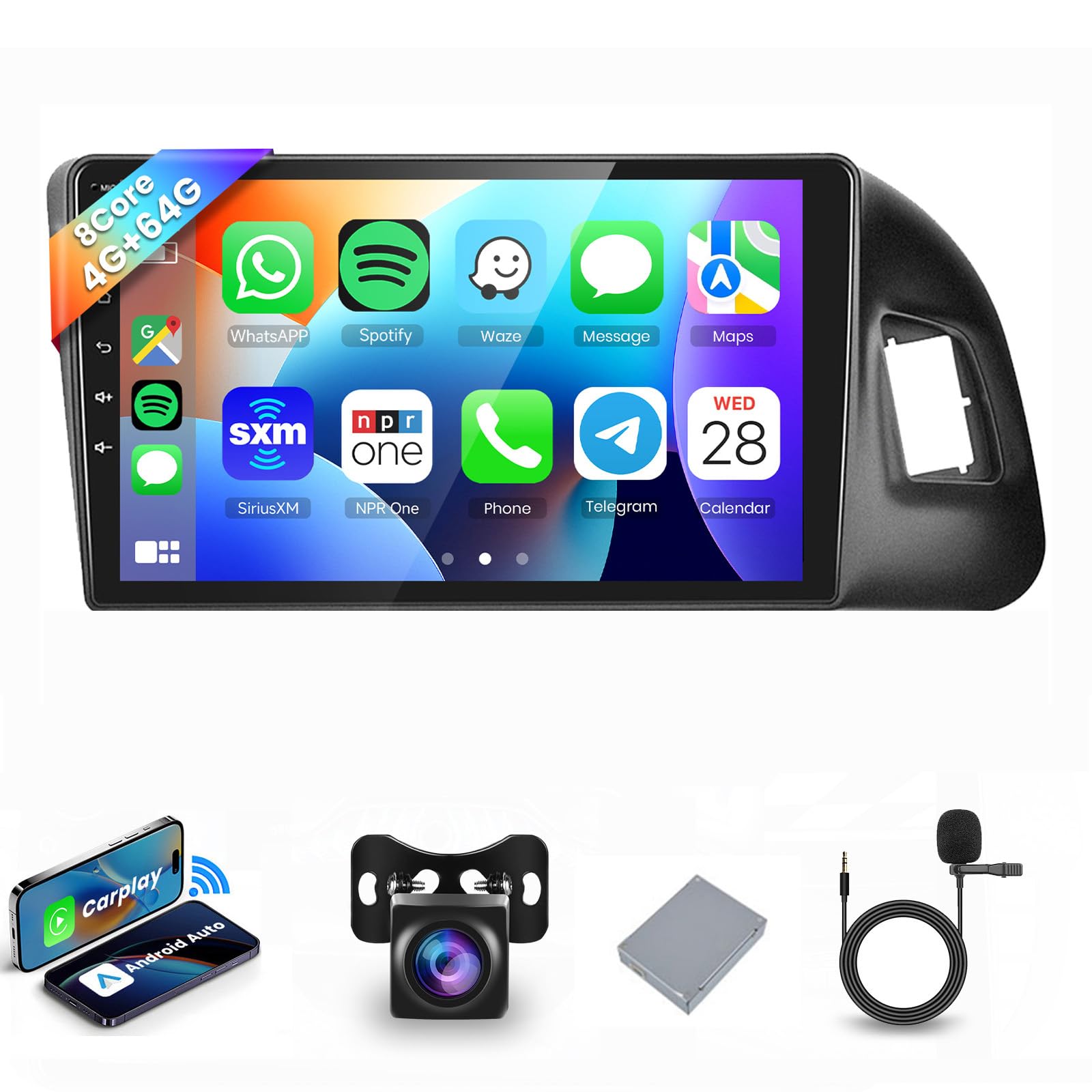 vechtel-autoradio-sp-cifique-autoradio-audi-q5-2010-2018-4-64g-dsp image 1