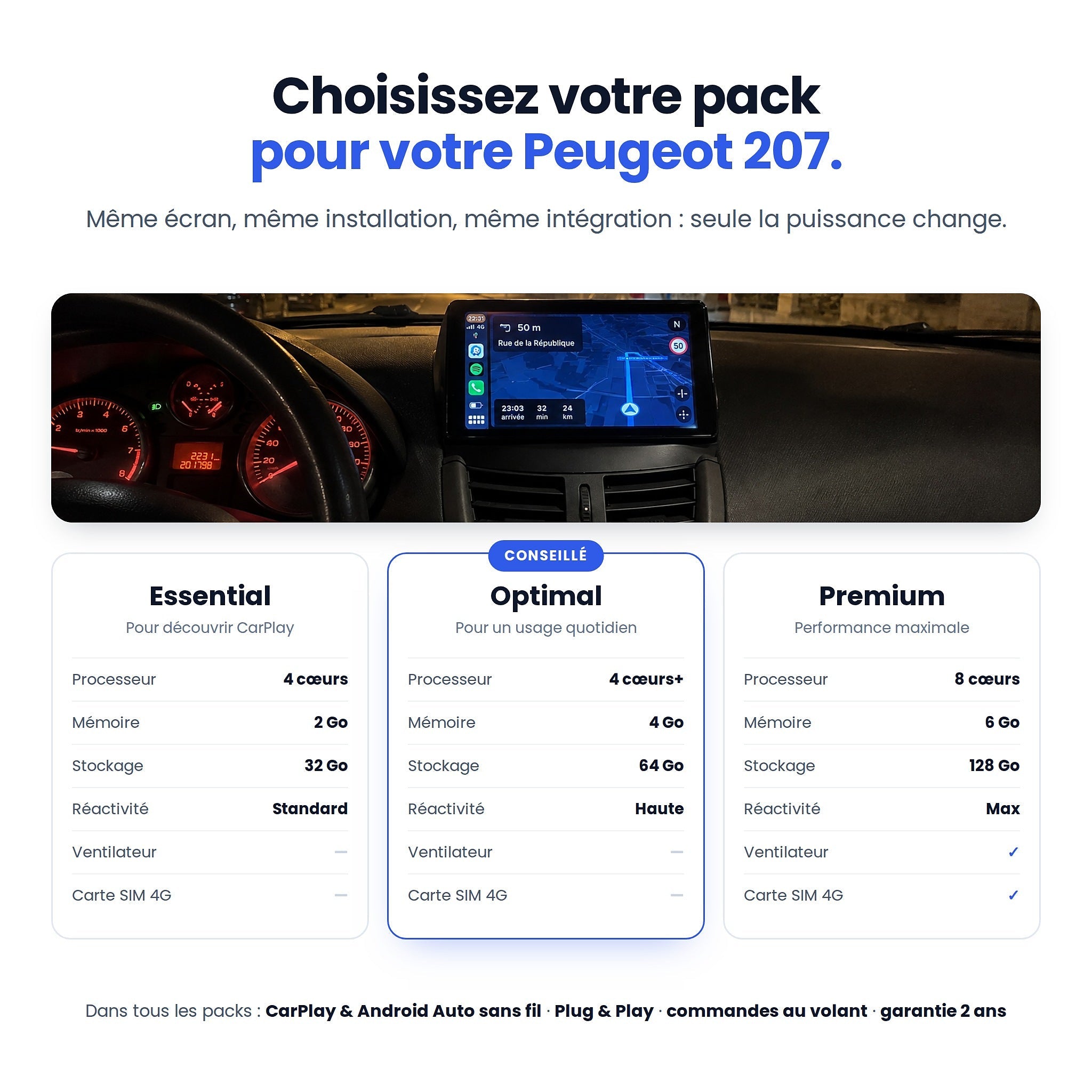 my-carpplay-peugeot-207-2006-2015-autoradio-carplay-optimal image 6