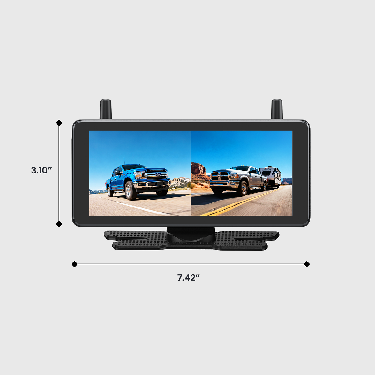 auto-vox-solar5c-cam-ra-de-recul-double-sans-fil-magn-tique image 2