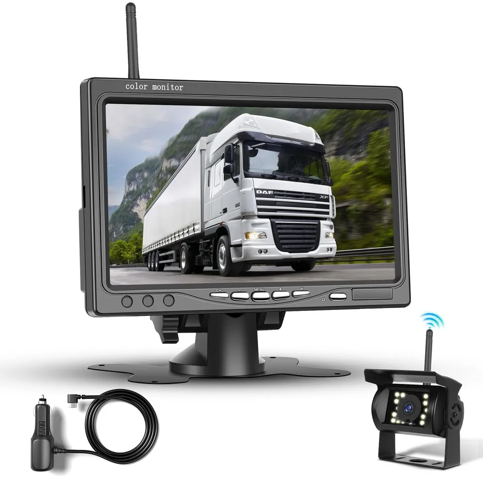 podofo-car-reversing-aid-kit-cam-ra-recul-sans-fil-7-pouces-1-cam-ra image 1