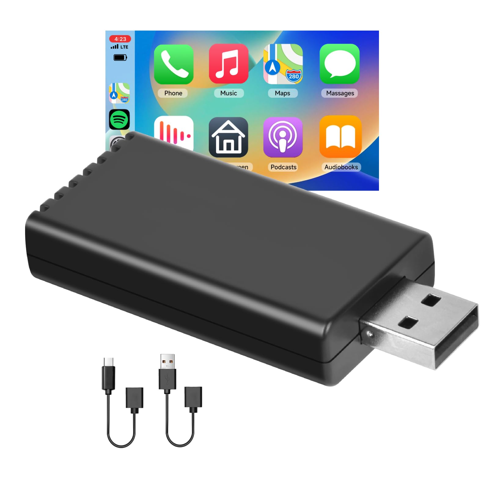 podofo-carplay-al-box-adaptateur-carplay-sans-fil-iphone image 1