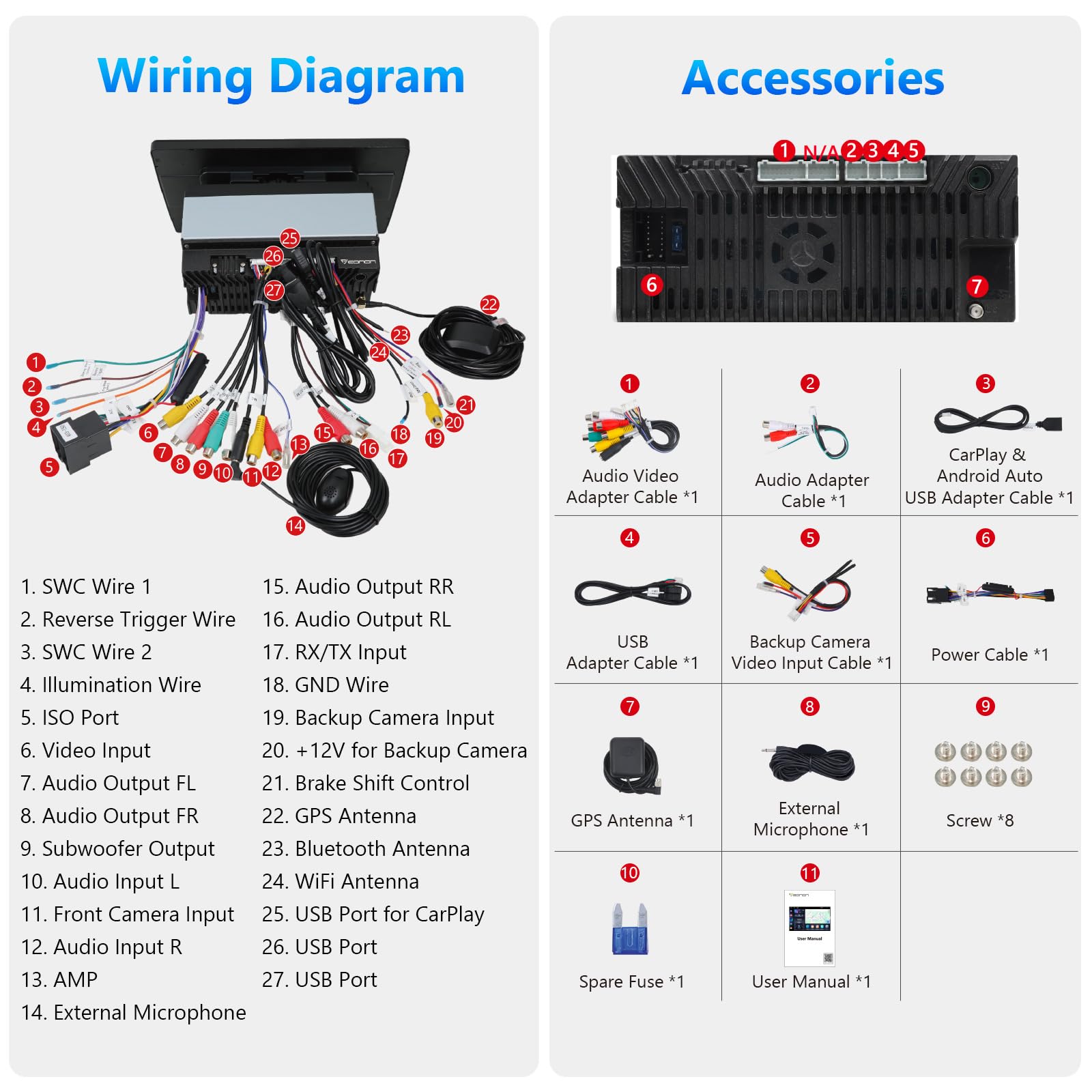 eonon-universal-car-stereo-10-1-android-13-2-32go-gps image 8
