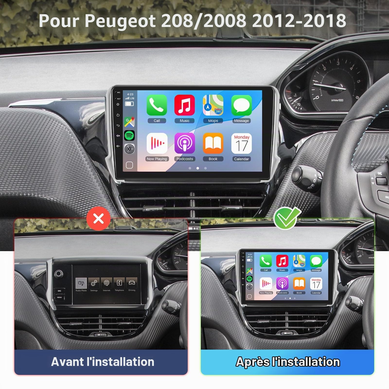 podofo-android-car-radio-9-pouces-208-2008-2-64-go-cam-ra image 2