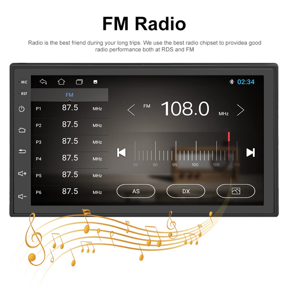 podofo-android-car-radio-2-din-7-pouces-bluetooth-gps-cam-ra image 6