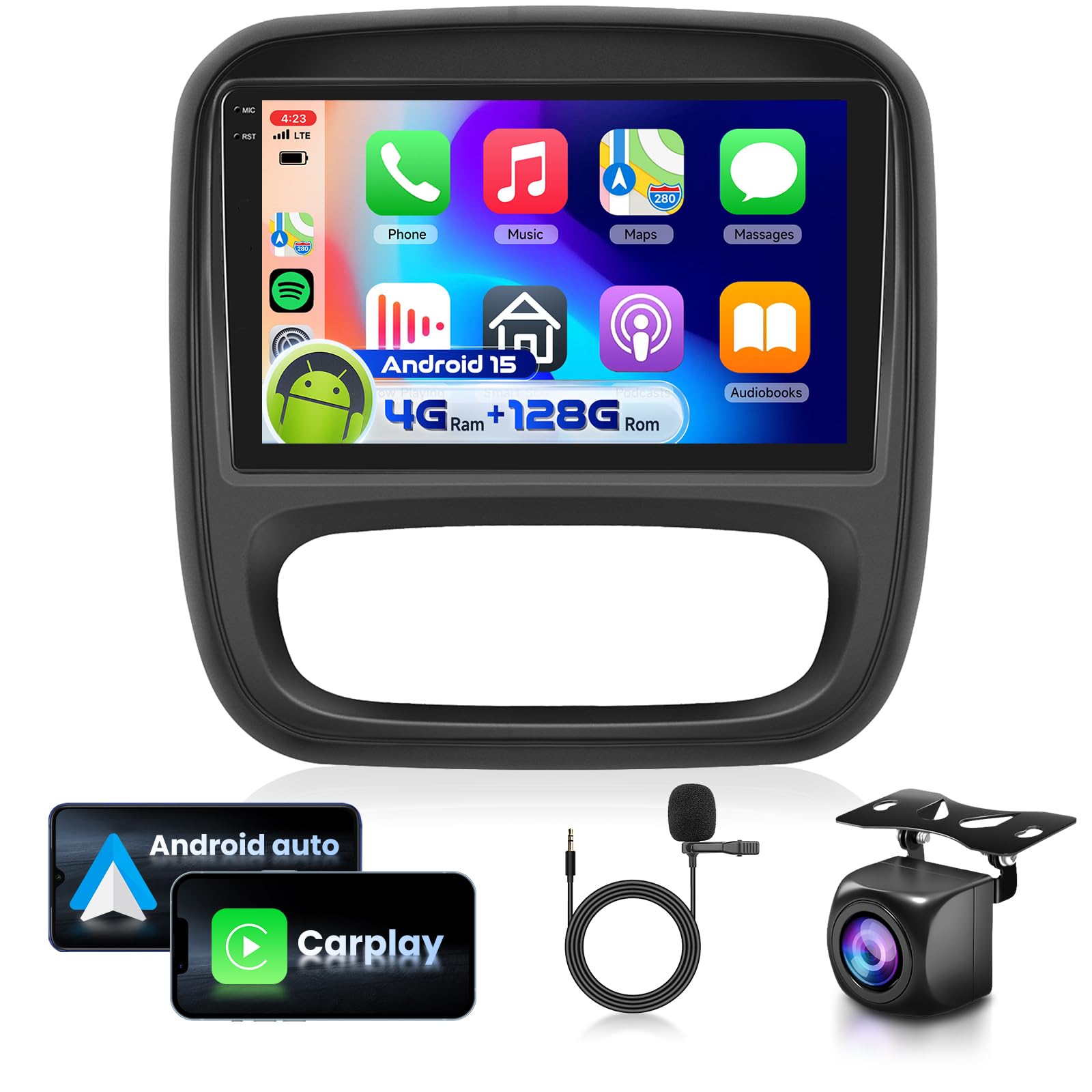 vechtel-autoradio-trafic-vivaro-9-4-128go-carplay-sans-fil image 1