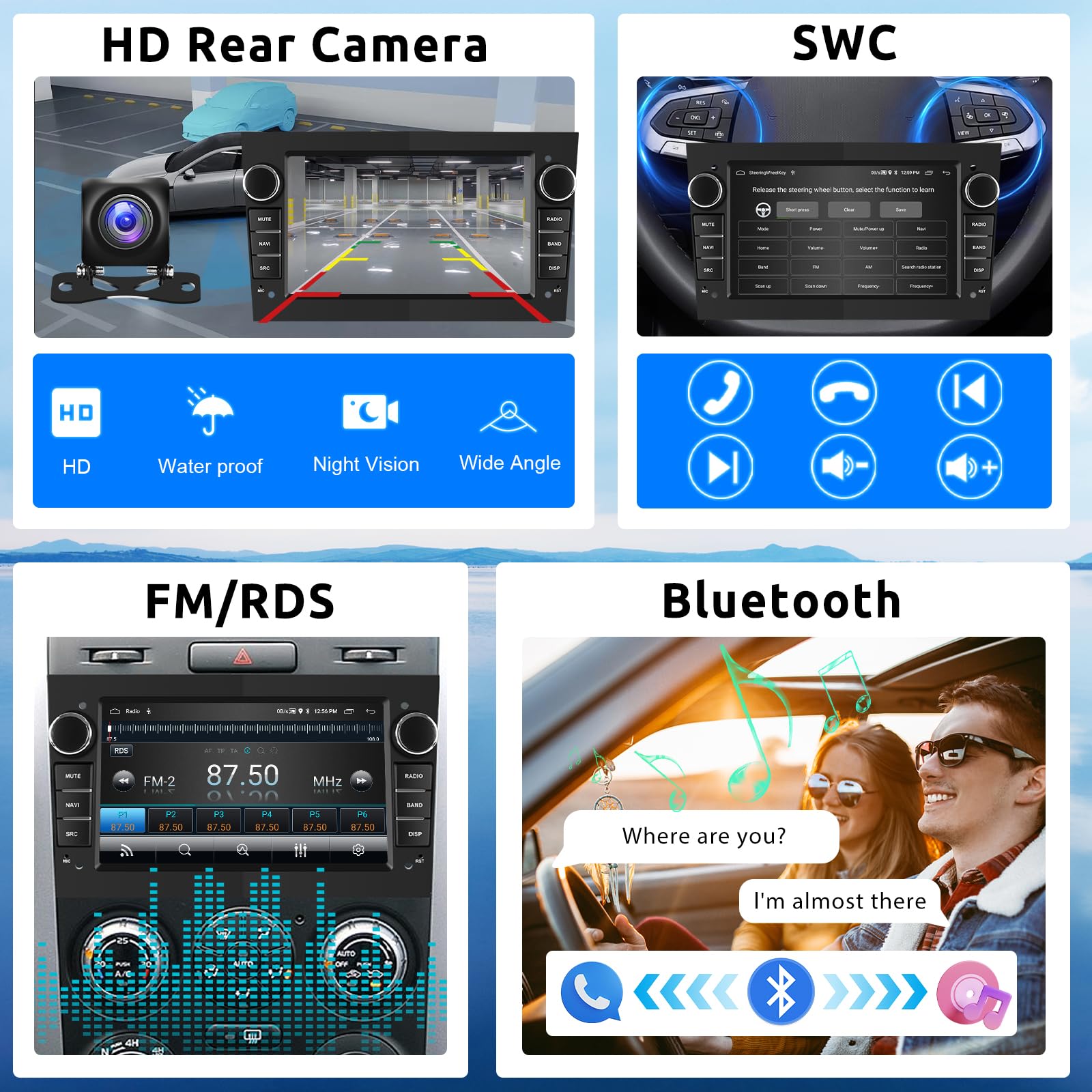 vechtel-autoradio-opel-corsa-meriva-zafira-7-pouces-android-2-64g image 7