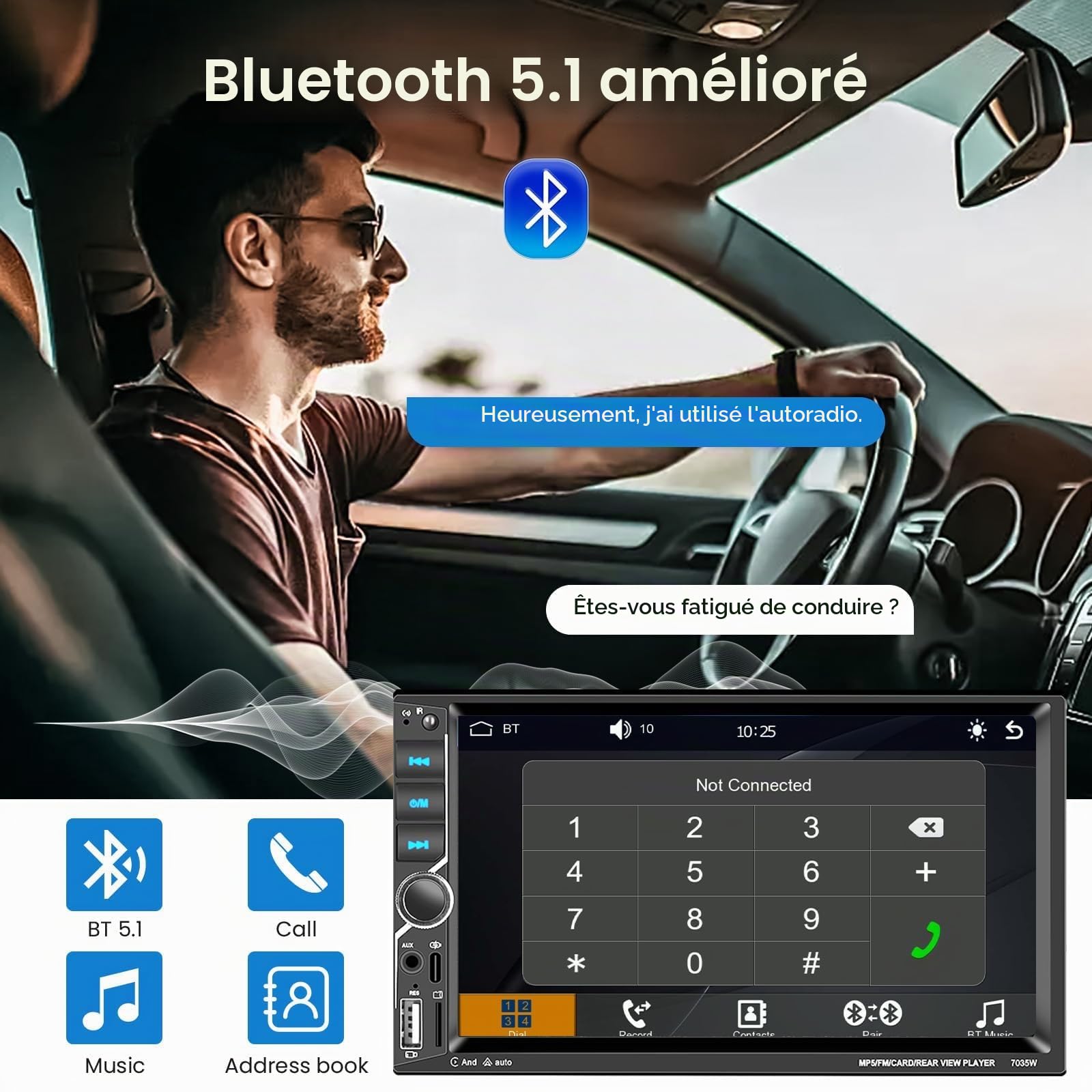 vechtel-autoradio-2-din-7-pouces-mp5-carplay-sans-fil image 4