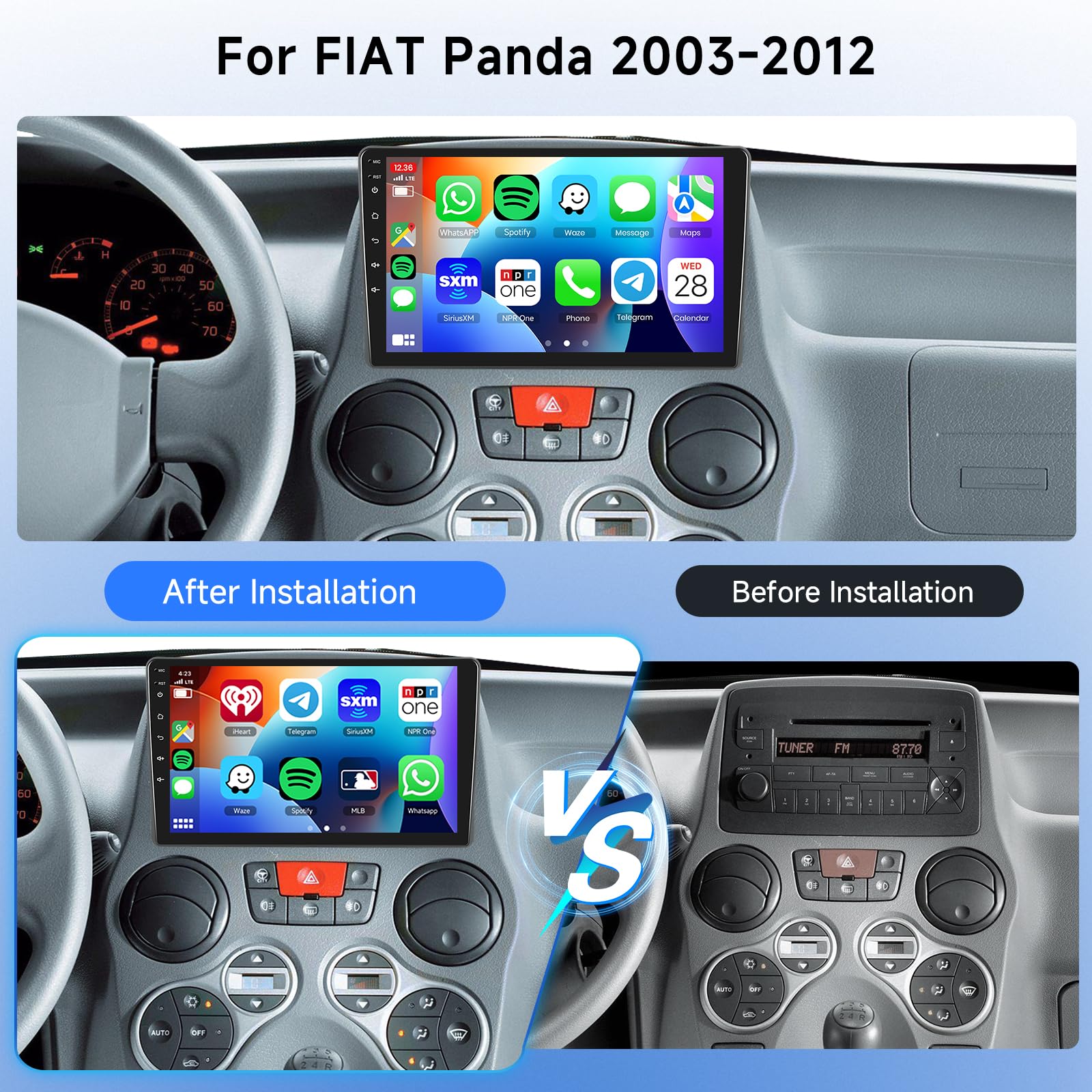 vechtel-autoradio-fiat-panda-2003-2012-9-pouces-android-2-64g image 2