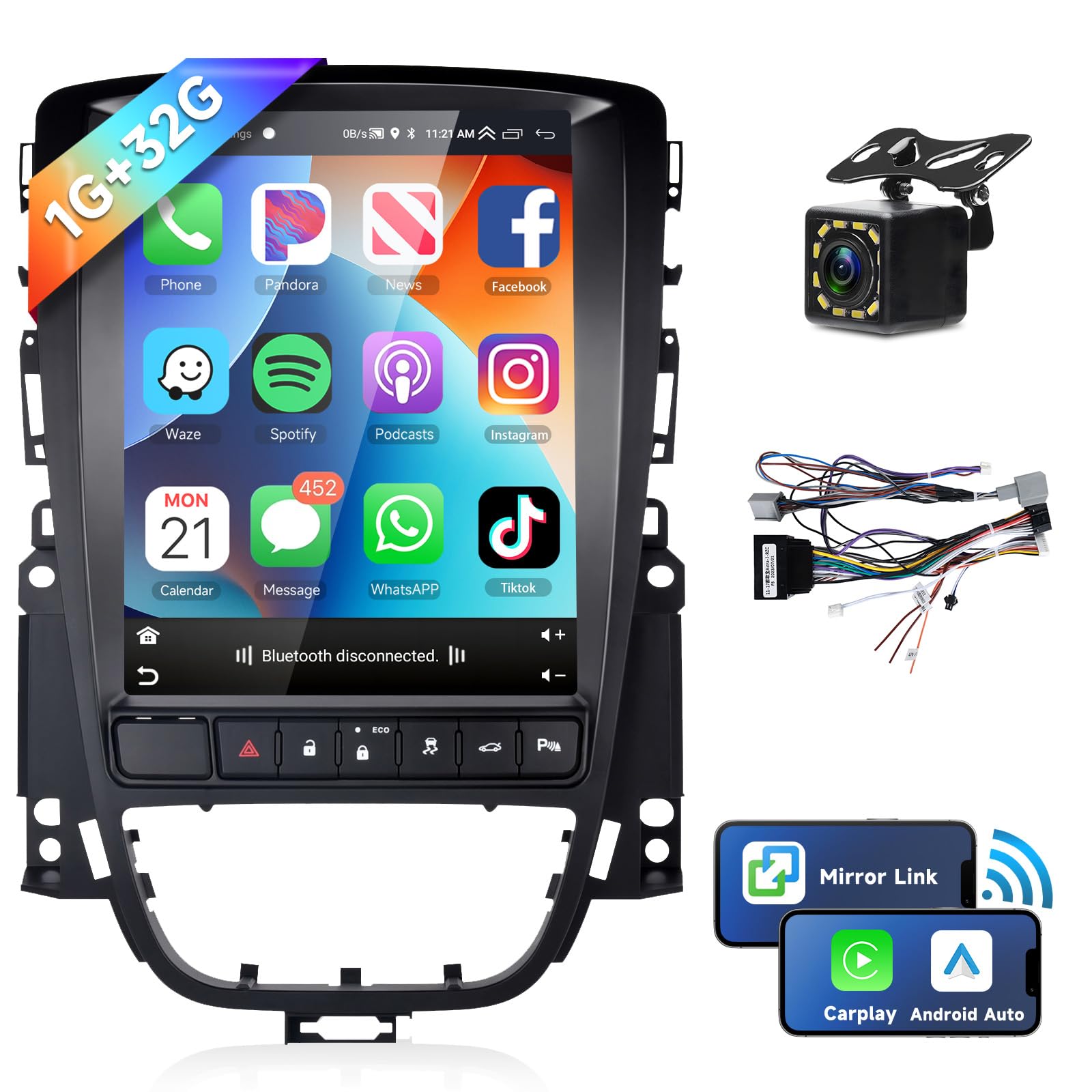 vechtel-astra-j-eco-autoradio-9-7-1g-32g-hifi-carplay image 1