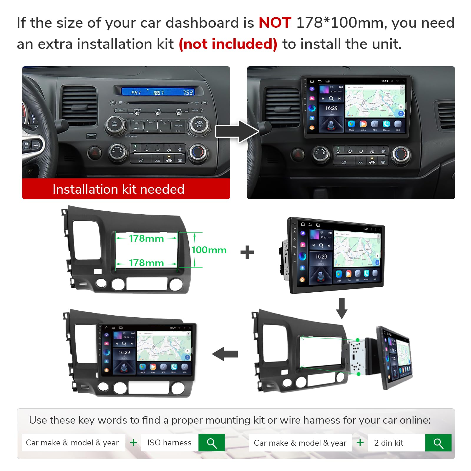 eonon-universal-car-stereo-10-1-android-13-2-32go-gps image 3