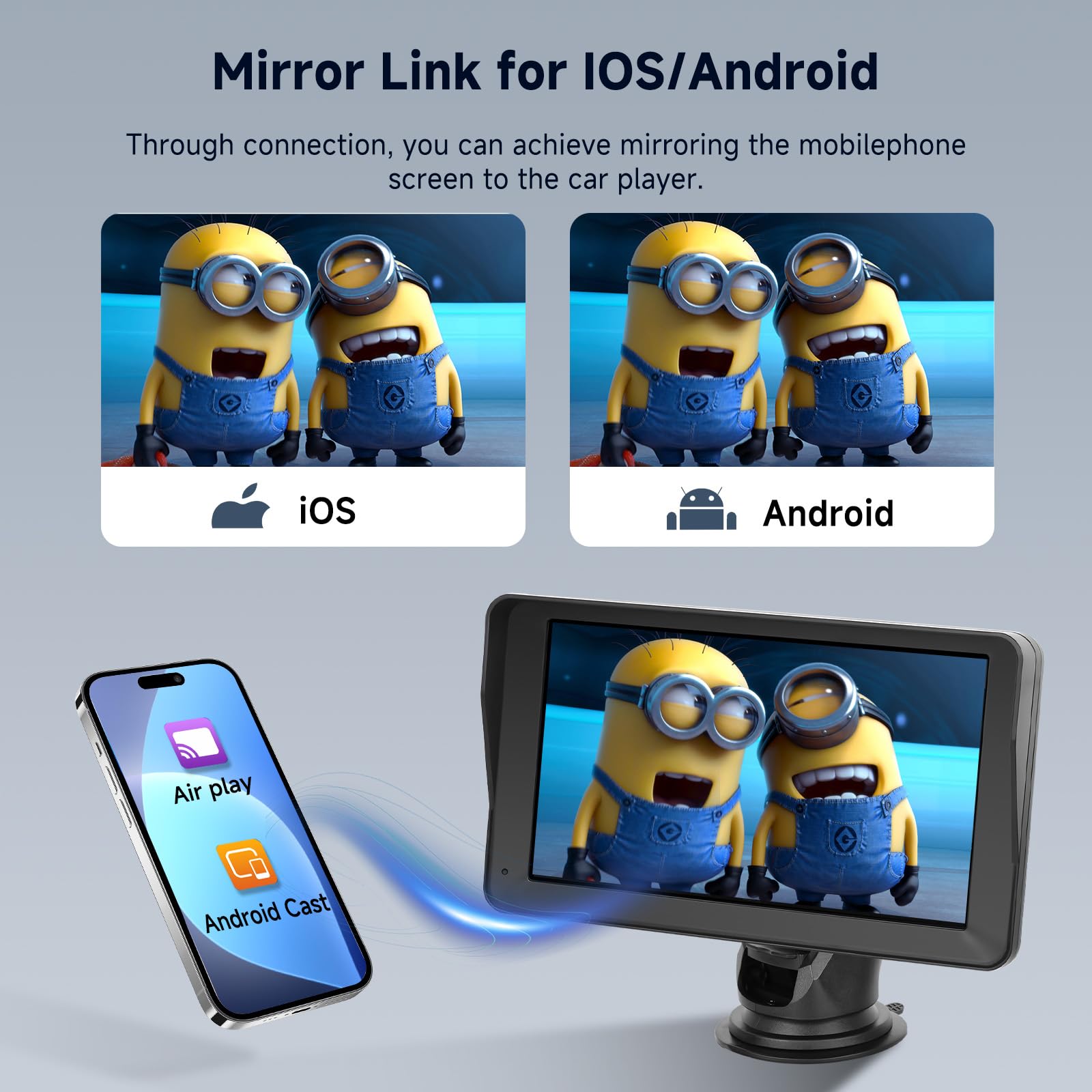 podofo-portable-carplay-screen-7p-cran-carplay-bluetooth-fm image 3