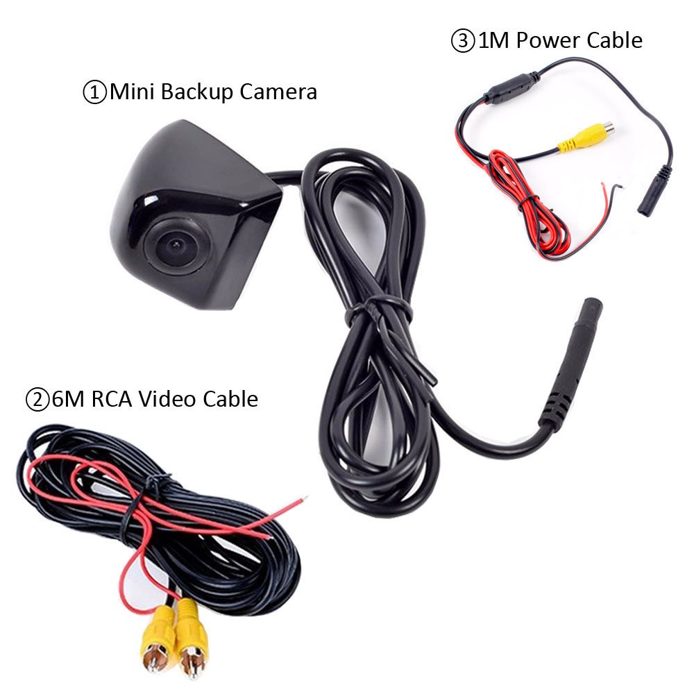 podofo-car-reversing-aid-cam-ra-recul-universelle-170-degr-s-noire image 7