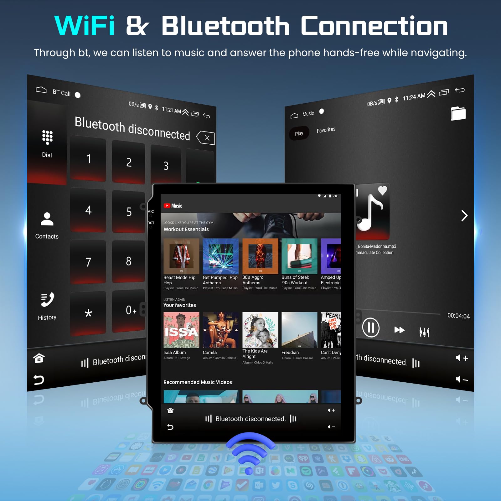 podofo-android-car-radio-9-7-autoradio-2-din-2-64go-carplay image 4