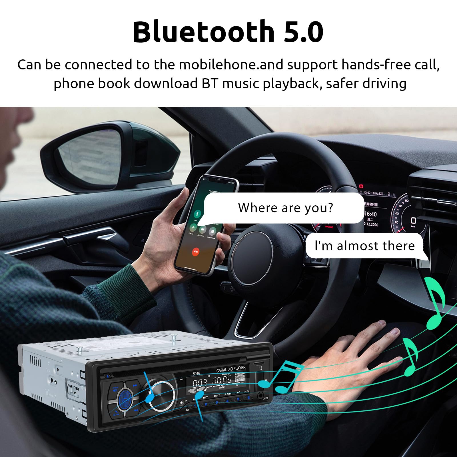 podofo-car-mp3-player-autoradio-1-din-bluetooth-dvd-fm-usb image 5