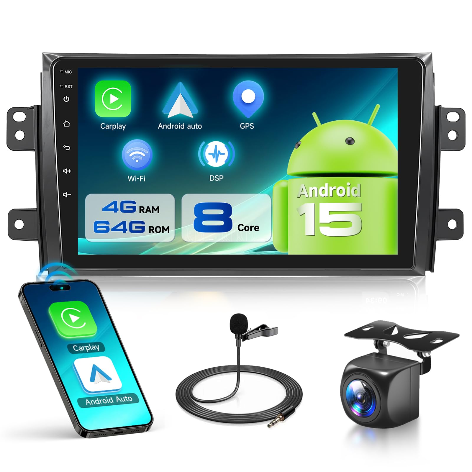 vechtel-autoradio-9-suzuki-sx4-fiat-sedici-android-8-coeurs image 1