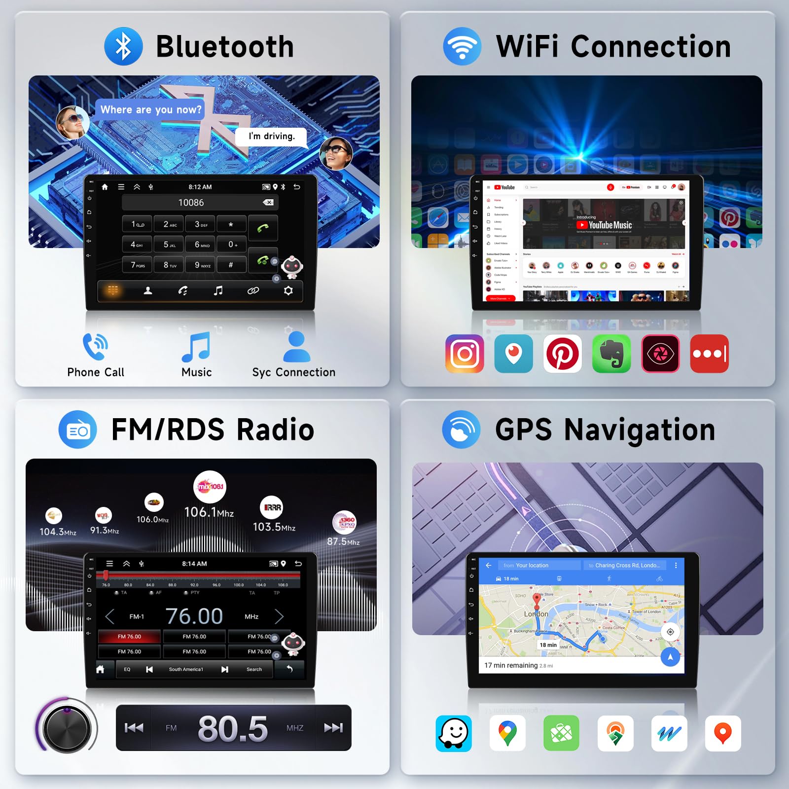 podofo-android-car-radio-autoradio-2-din-9-pouces-2-64-go-universel image 5